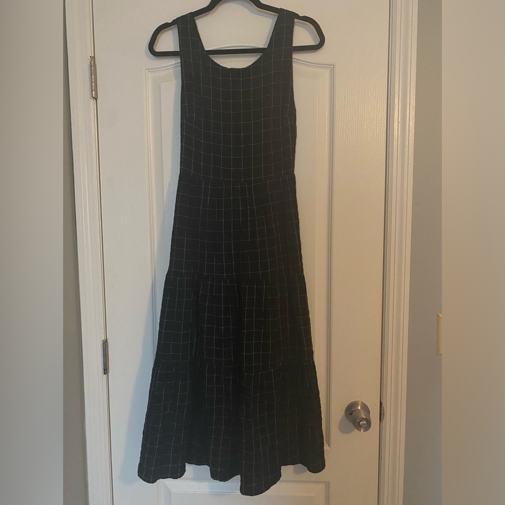 NWT Plaid jumper dress